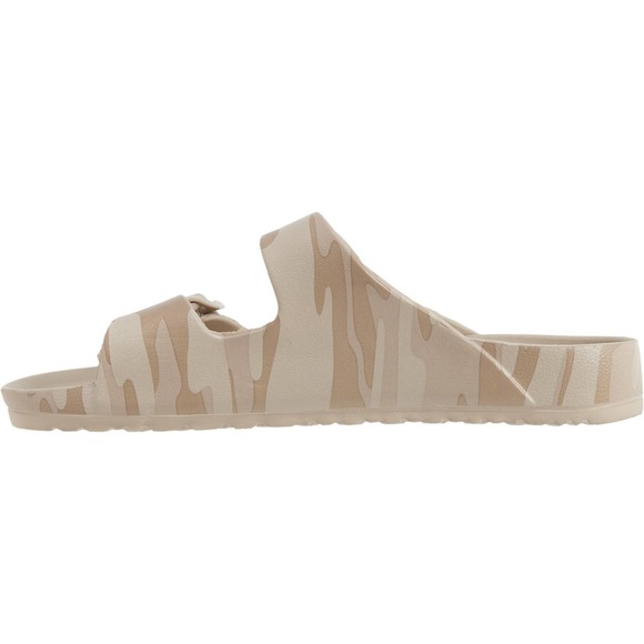 Mia Toulon Womens Sandals Shoes 9 Camo Slip On Arch Support Dual Buckle New - Picture 8 of 10